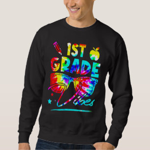 Sudadera Glasas De Tejido De Arco Iris De Primer Grado De V