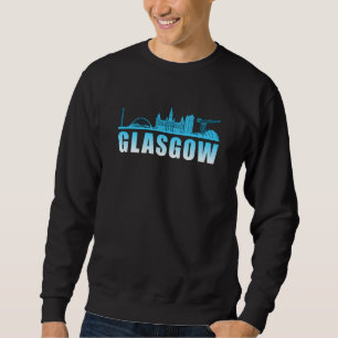 Sudadera Glasgow City Cityscape Skyline Trip Divertido rega