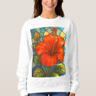 Sudadera Glass Hibiscus