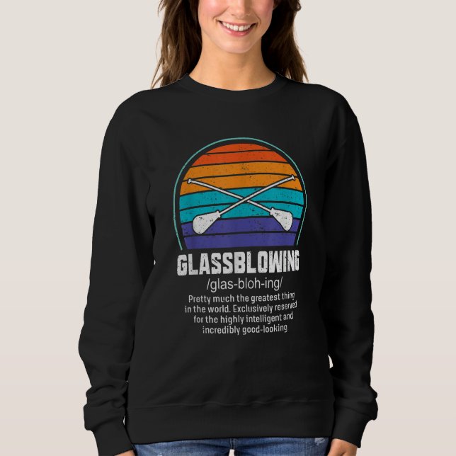 Sudadera Glassblowing Glass Blower Glass Blowing 5 (Anverso)