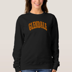 Sudadera Glendale City Retro Vintage Estados Unidos