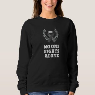 Sudadera Glioblastoma Conciencia Cinta gris lucha contra la