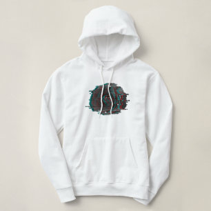 Sudadera Glitch de rosa