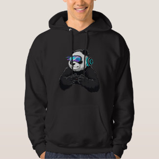 Sudadera Glitch Panda Gamer – Cyber Streamer Gaming Mascot
