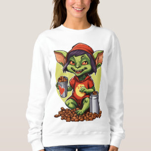 Sudadera Glitch Pause Clown - Logo Neon Cyber Art"