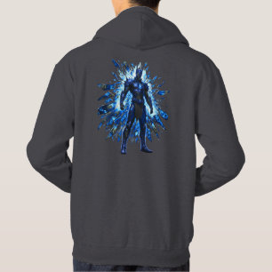 Sudadera Glitchcore Ice Shard Power Vibe