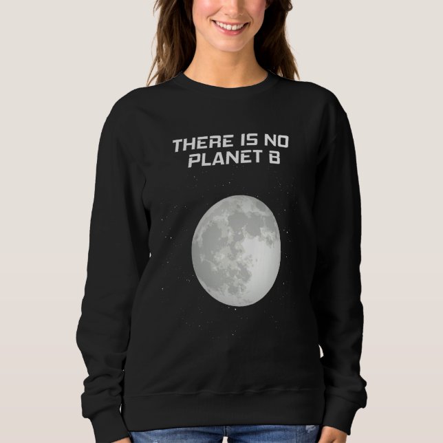 Sudadera Global Warming Space Moon Motif Climate (Anverso)