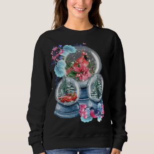 Sudadera Globe de nieve Invierno Nieve Cardenal Rojo de Nie