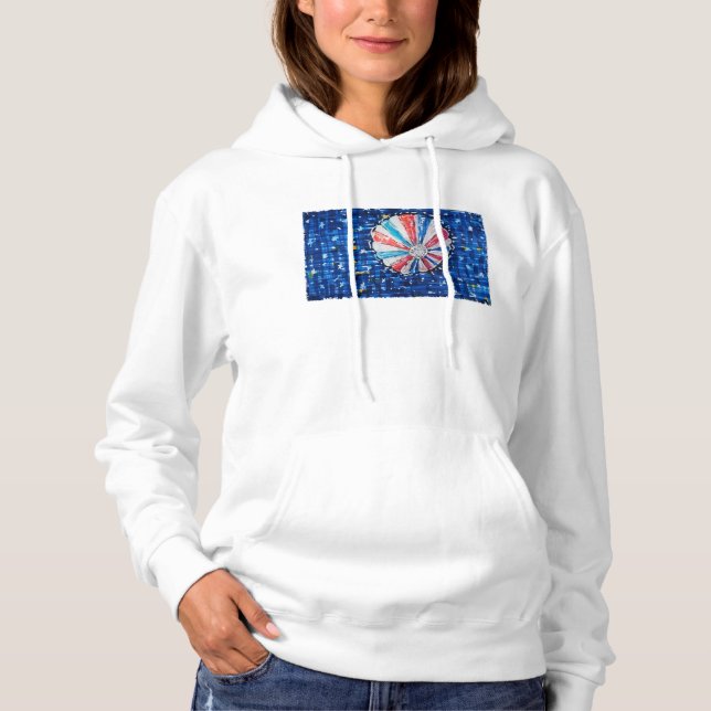 Sudadera Globo aerostático Blue Sky (Anverso)