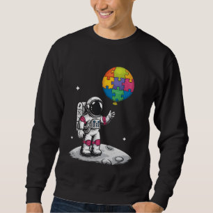 Sudadera Globo de astronauta autista Conciencia del autismo