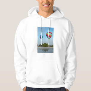 Sudadera Globos aerostáticos sobre un lago, NZ