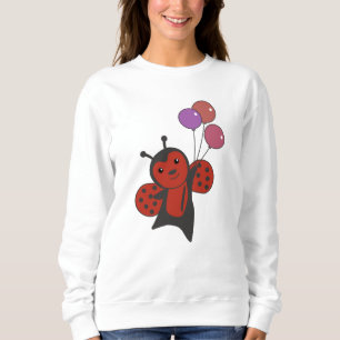 Sudadera Globos De Bicho De Ladybug Moscas Cutan Animales P