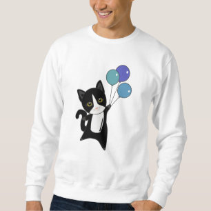 Sudadera Globos de gatito con globos de gato adornan a los