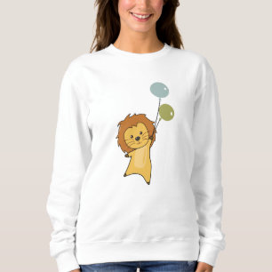 Sudadera Globos De Gato Grande Para Niños De Animales Cuida