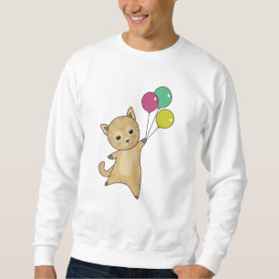 Sudadera Globos de gatos gatitos adoran animales grisáceos