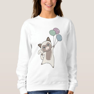 Sudadera Globos de gatos gatitos adoran animales niños