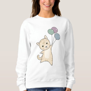 Sudadera Globos de gatos gatitos adoran animales niños