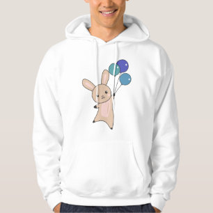 Sudadera Globos De Moscas Conejitas Sobre Animales Cuidados