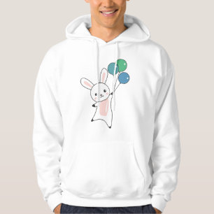 Sudadera Globos De Moscas Conejitas Sobre Animales Cuidados