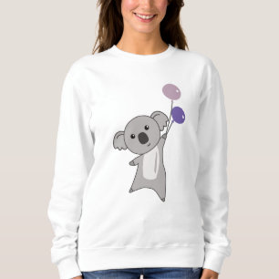 Sudadera Globos morados de Koala dividen a los niños