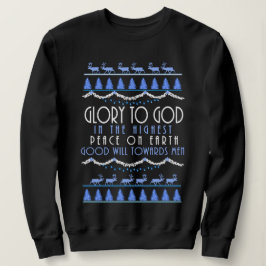 Sudadera Gloria a Dios en las alturas Navidad