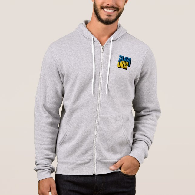 Sudadera Gloria a Ucrania Gráfico, Diseño de Orgullo Ucrani (Anverso)