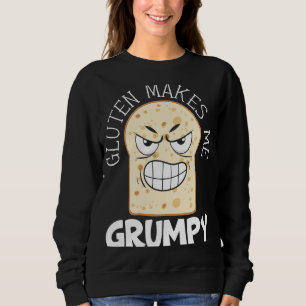 Sudadera Gluten Me Hace Alergia Comida Grupada Enfermedad C