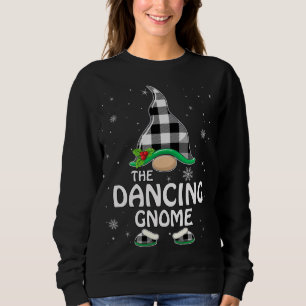 Sudadera Gnome bailarín de búfalo trenzado de la familia Cr