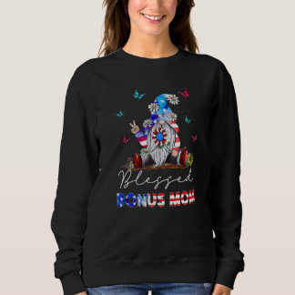 Sudadera Gnome Bendición Bono Mamá 4 De Julio Patriótico Am
