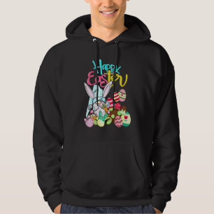Sudadera Gnome Bunny Egg Hunting Happy Easter 2022