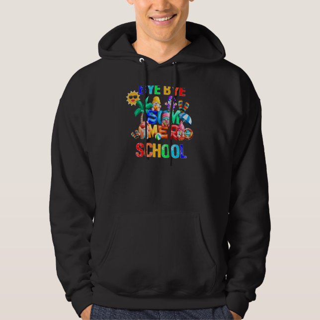 Sudadera Gnome Bye Bye School Hello (Anverso)