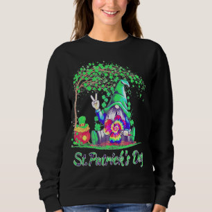 Sudadera Gnome de amor por la paz San Patricio Hippie Gnome