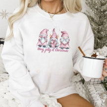 Gnome de Navidades rosados - Moda festiva