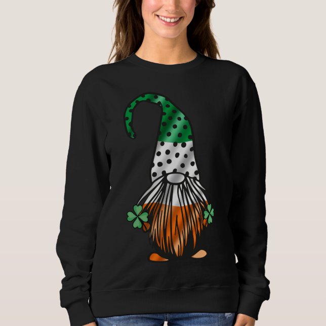 Sudadera Gnome del Día de San Patricio Gnomes de piernas la (Anverso)