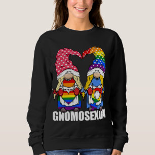 Sudadera Gnome del orgullo LGBTQ homosexual por lesbiana
