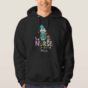 Sudadera Gnome Er Nurse Bunny Stethoscope Cristianos de Pas