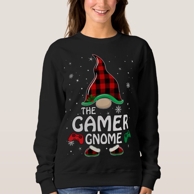 Sudadera Gnome Gnome Búfalo Familia de coincidencias Christ (Anverso)
