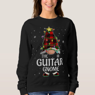 Sudadera Gnome Gnome Navidades de la guitarra roja con toca