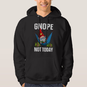 Sudadera Gnome Hammock Nap Gnope no es hoy mágico Whimsica