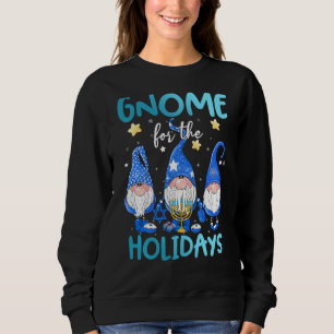 Sudadera Gnome Judío Las Fiestas Hanukkah Menorah Ugly Ch