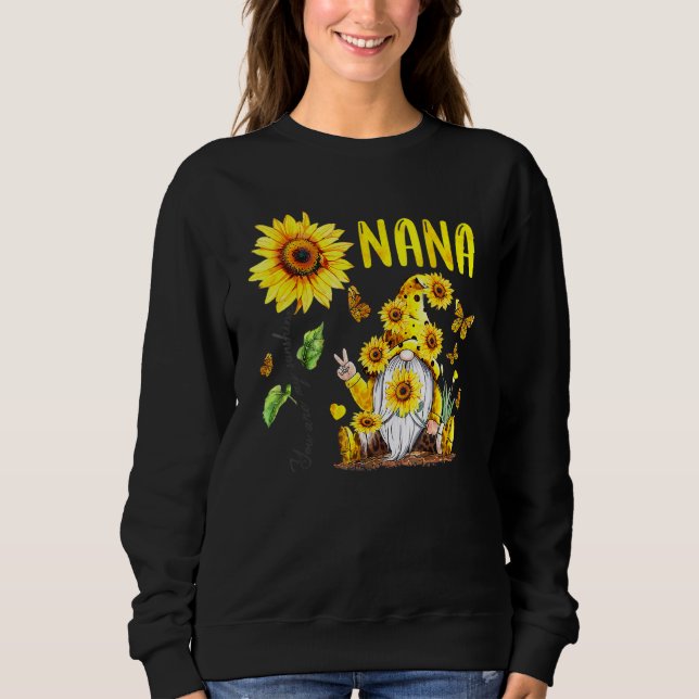 Sudadera Gnome Nanna Sunflower Love (Anverso)