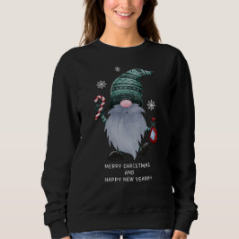 Sudadera Gnome Navidades Novedad blk Sweatshirt