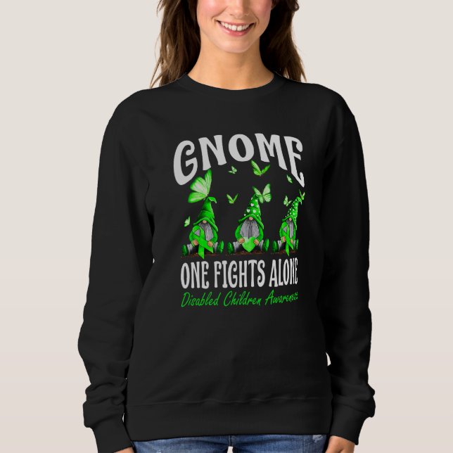 Sudadera Gnome One lucha solo contra la conciencia de los n (Anverso)