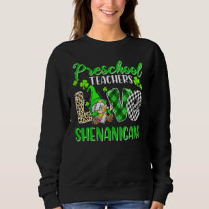 Sudadera Gnome Profesores de Preescolar Aman A Los Shenanig