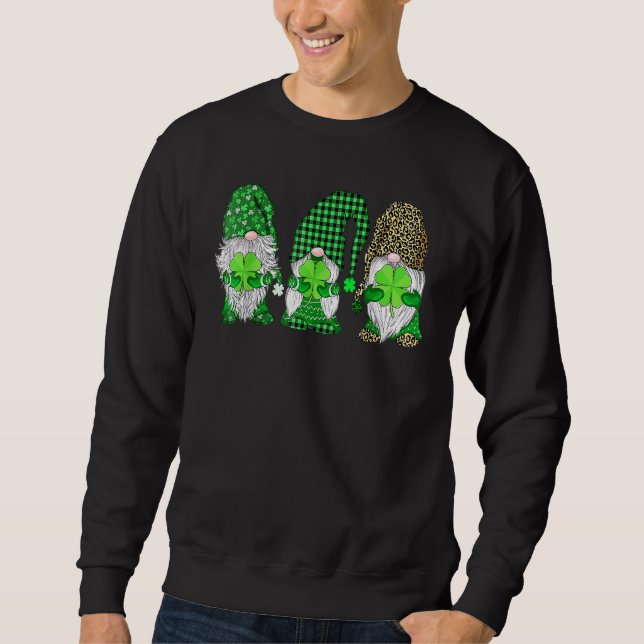 Sudadera Gnome St Patrick S Day Irish Gnome (Anverso)