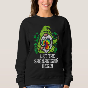 Sudadera Gnome Tie Dye Shamrock Que Los Shenanigans Empiece