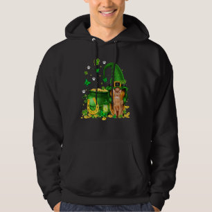 Sudadera Gnome U2013 de la suerte: Gnome Hug Abyssinian Cat