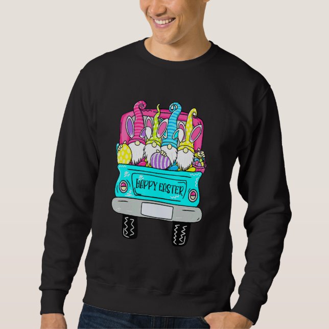 Sudadera Gnomes Cuidados Con Camión De Huevos De Orejas Con (Anverso)