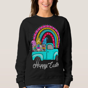 Sudadera Gnomes de arcoiris con huevo conejito cazando cami