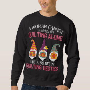 Sudadera Gnomes divertidos creen que una mujer no puede sob